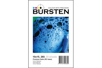 Фотобумага BURSTEN Сатин, 10x15 , 260гр/м (50 листов) (RC-base) 