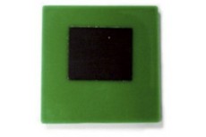 Заготовка акрилового магнита 65х65 Зеленый 25шт.