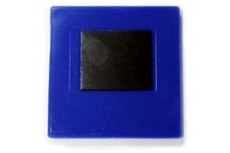 Заготовка акрилового магнита 65х65 Синий 25шт.