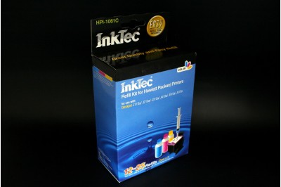Заправочный набор HPI-1061C Color  (цветной) для HP 122(CH562HE)/ 122XL (CH564HE) (в наборе: чернила C,M,Y по 25 мл, заправочный зажим) InkTec