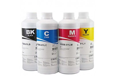 Комплект чернил InkTec H0005-H0006 (пигментные и водорастворимые), 4 x 1 л, для HP 21, 56, 27 и НР 22, 57, 28